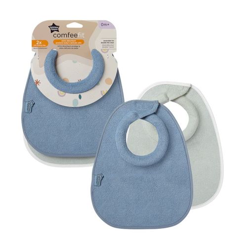 Tommee Tippee Mama Önlüğü 2'li Mavi/ Yeşil