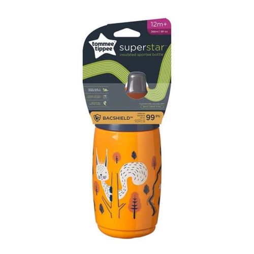 Tommee Tippee Superstar Spor Bardak 12m+ 266ml Turuncu