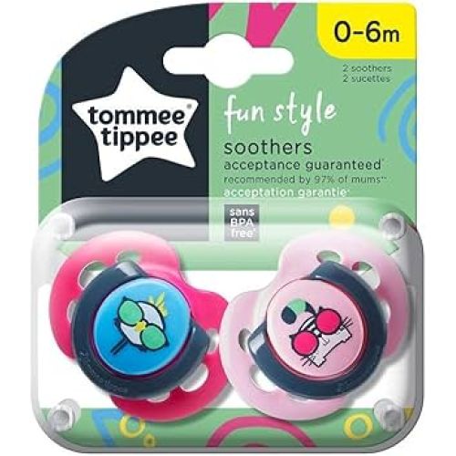 Tommee Tippee Fun Style Soothers Emzik 2'li 0-6 Ay Kız