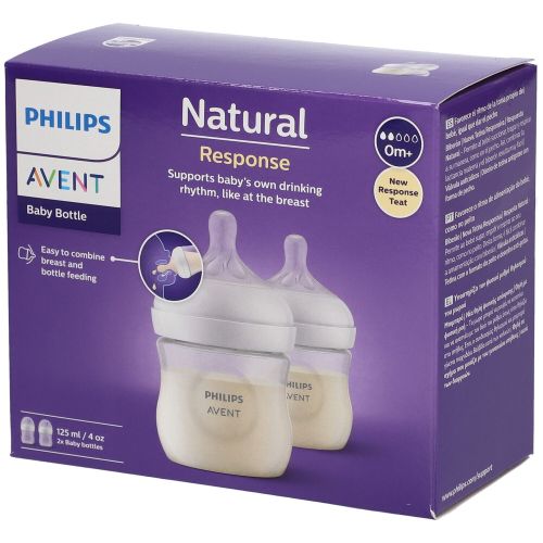 Philips Avent 2'li Doğal Tepkili Biberon PP 0+Ay 125ml