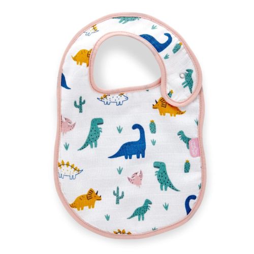 Babyjem Dino Temalı Müslin Mama Önlüğü %100 Pamuk Malzeme