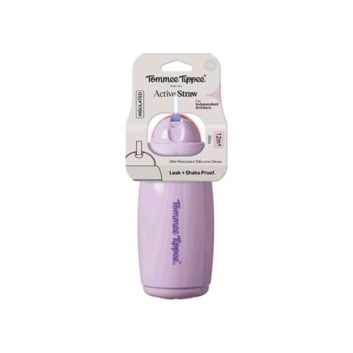 Tommee Tippee Yalıtımlı Aktif Suluk 12m+ 266ml Mor