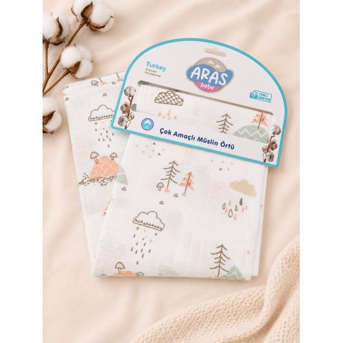 ARAS BEBE MÜSLİN BATTENİYE 80X100CM
