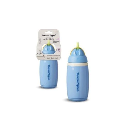 Tommee Tippee Yalıtımlı Aktif Suluk 12m+ 266ml Mavi
