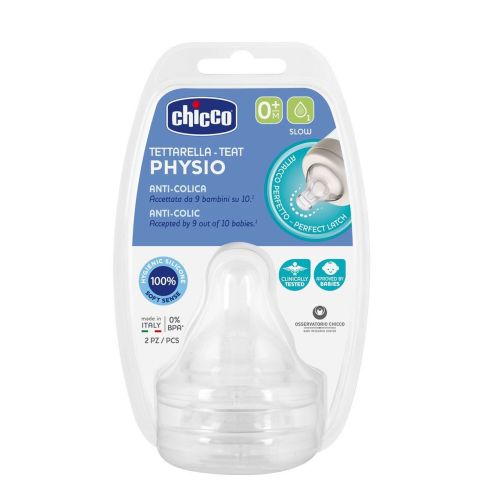 CHICCO Well-Being 2’li Biberon Emziği 0+