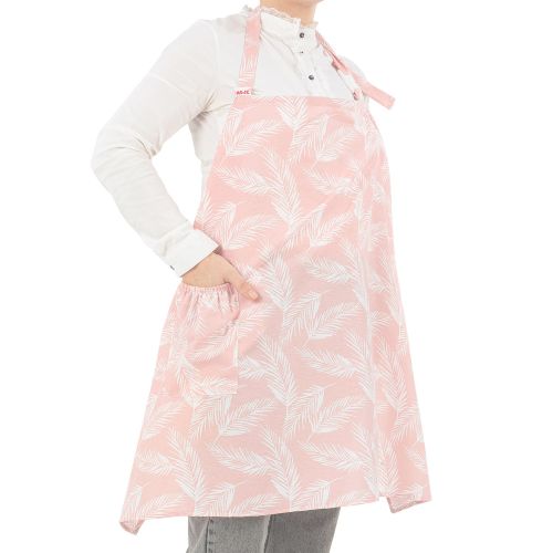 Moje Emzirme Önlüğü Pembe Yapraklı