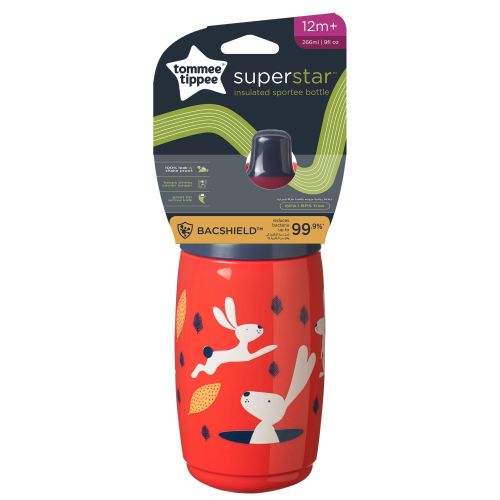 Tommee Tippee Superstar Spor Bardak 12m+ 266ml Kırmızı