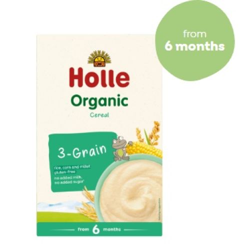 Holle Organik 3 Tahıllı Kahvaltılık Gevrek 6+ ay