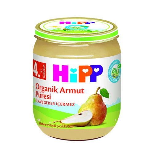 Hipp Organik Armut Püresi (Gluten İçermez) 4+