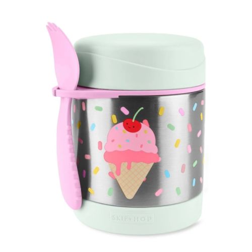 Skip Hop Paslanmaz Çelik Mama Saklama ve Taşıma Termosu Dondurma