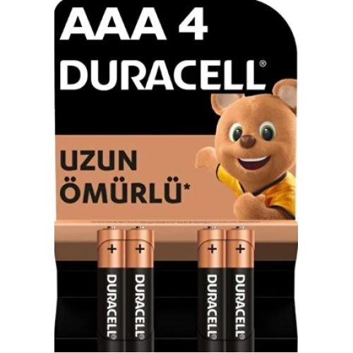 Duracell AAA Pil 4'lü