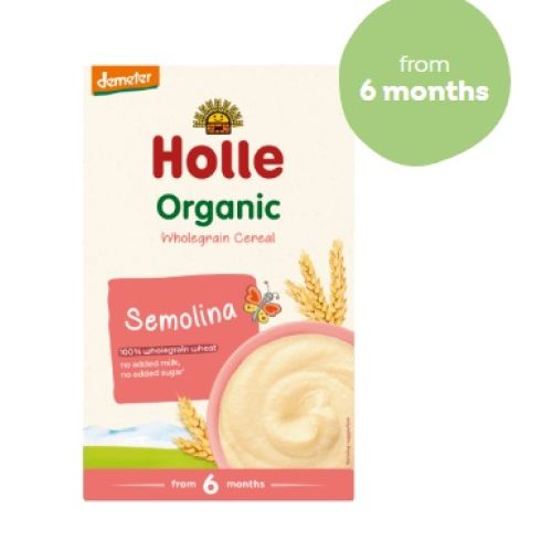 Holle Organik Tam Tahıllı İrmik 6+ ay