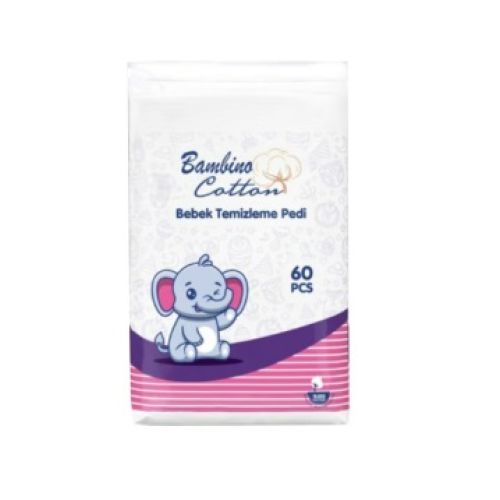 Bambino Bebek Temizleme Pamuğu 60'lı
