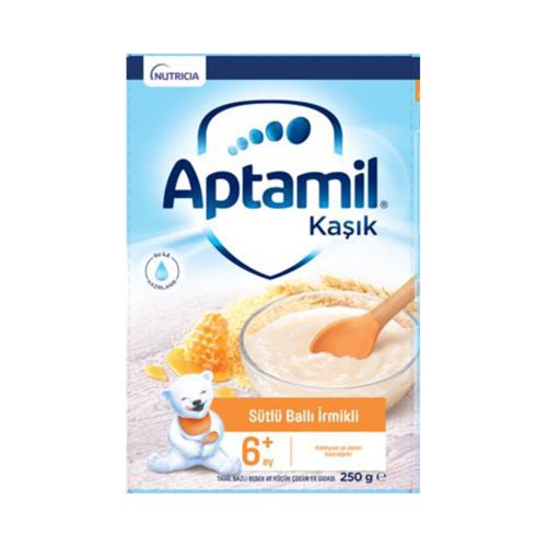 Aptamil Sütlü Ballı İrmikli Kaşık Maması 250 g 6+Ay