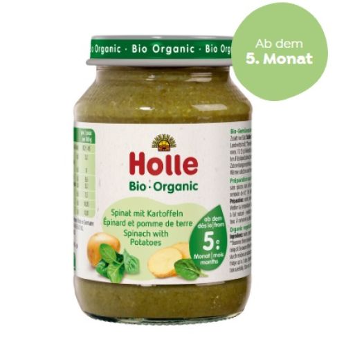 Holle Ispanaklı Patatesli 190 gr 5+