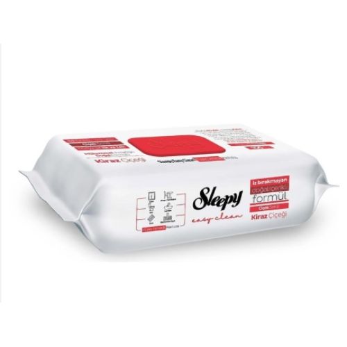 Sleepy Easy Clean Kiraz Çiçeği Yüzey Temizlik Havlusu 100 Yaprak