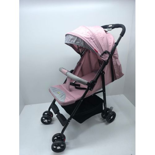 Baston Bebek Arabası Arkası Tam Yatar Pembe