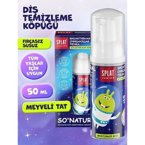 SPLAT Magic Foam Çoçuk Sihirli Diş Temizleme Köpüğü Yeni Nesil Fırçasız Temizlik