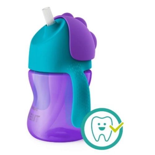 Philips Avent SCF796/01 Pipetli Bardak 200 ml Mor (Damlatmaz)