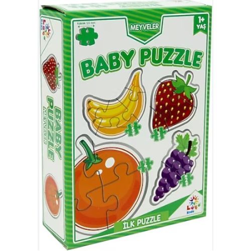 BABY PUZZLE KUTU OYUNCAK 1+ MEYVELER