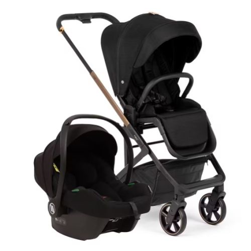 Bagi Neo Black Travel Sistem Bebek Arabası Black Gold