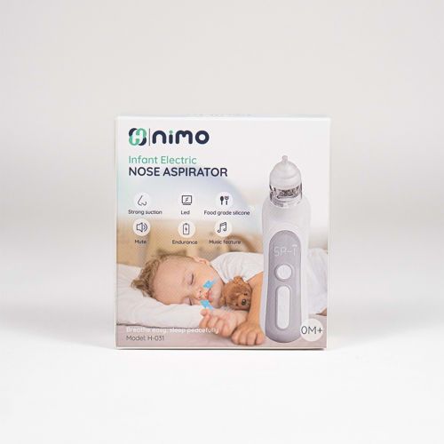 Nimo H-031 Elektrikli Burun Aspiratörü Bebek Dostu Tasarım ve Uzun Pil Ömrü ile Güçlü Emiş