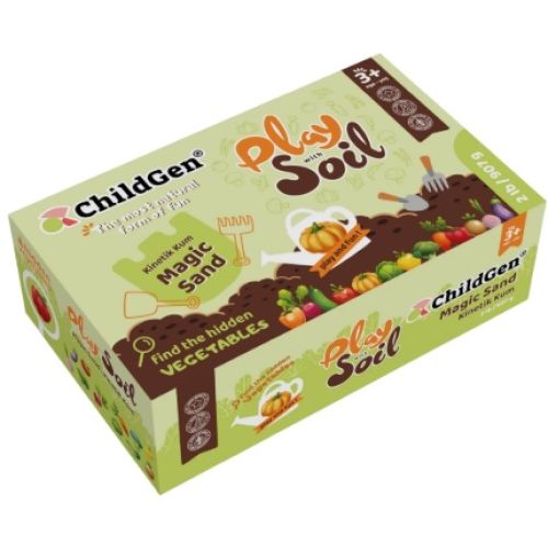 ChildGen Doğal Kinetik Kum Soil Set 907Gr