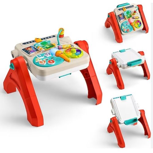 Fisher Price 4'ü 1 Arada iSesli ve Işıklı Eğlen ve Öğren Aktivite ve Çizim Masası