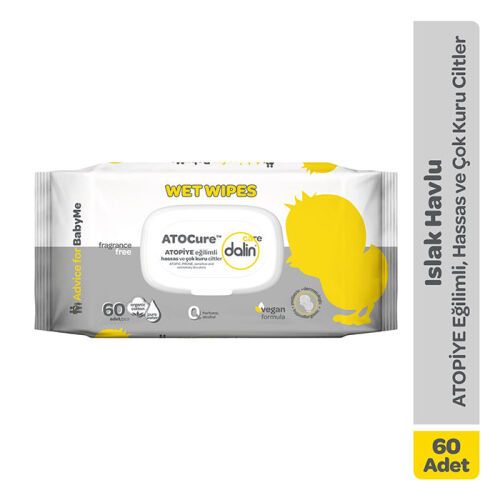 Dalin Care ATOCure ™ Islak Havlu 60’lı