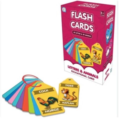 FLASH KARTLAR İNGİLİZCE&TÜRKÇE HAYVANLAR