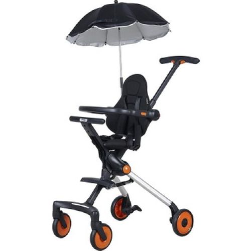 Prego Flex Kabin Bebek Arabası 360° Dönebilen Tekerlekler 22 kg Taşıma Kapasitesi ile Turuncu