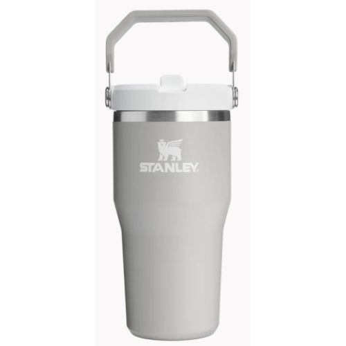 Stanley Termos IceFlow™ Flip Straw Tumbler Pipetli Termos | 0.60 L Koyu Beyaz