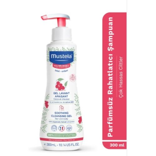 Mustela Çok Hassas Ciltler Için Jel Şampuan 300 ml
