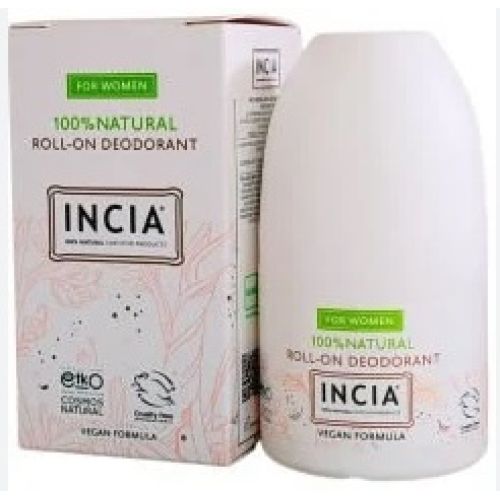 Incia Roll On Deodorant Hassas Ciltler İçin Ter Kokusu Önleyici Lekesiz 50 ml