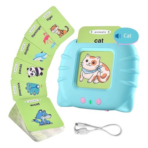 SESLİ İNGİLİZCE KELİME KARTLARI 110KART 220 KELİME MAVİ