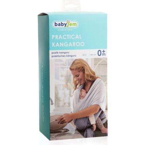 Babyjem Bebek Pratik Kanguru (Sling) Gri