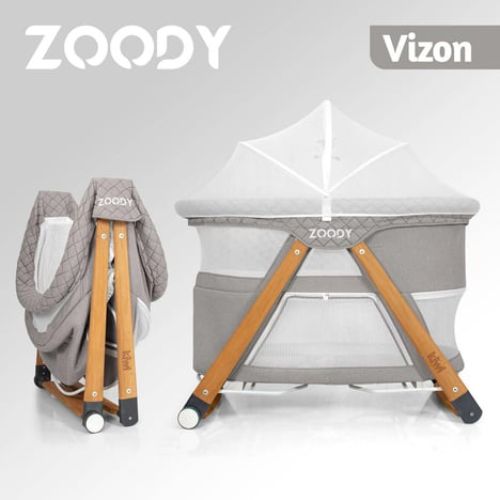 Kiwi Zoody Oyun Parkı Beşik Katlanabilen Vizon