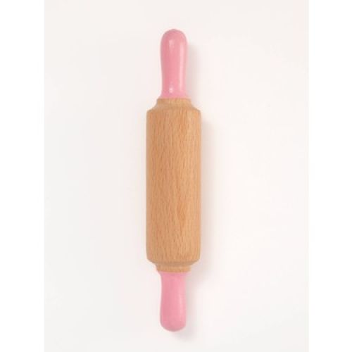 ChildGen Mini Ahşap Merdane Pembe