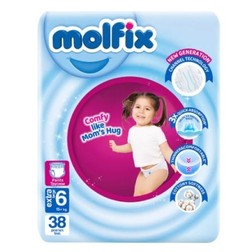 Molfix Külot Bez Fırsat Paketi Extra Large 6 NUMARA 38 li (15+)