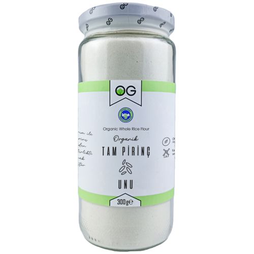 Organik Tam Pirinç Unu 300 Gr