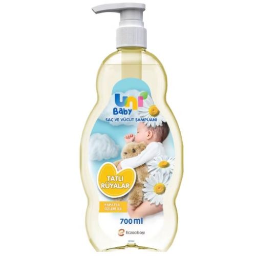 Uni Baby Papatya Özlü Saç ve Vücut Şampuanı 700ml
