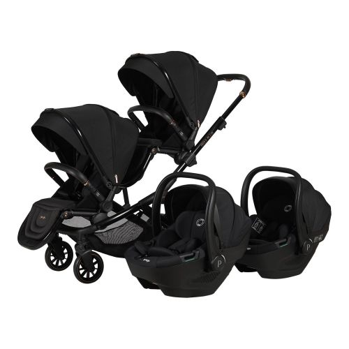 Prego İbiza Plus İ- Size Travel Set Sistem İkiz Bebek Arabası Siyah
