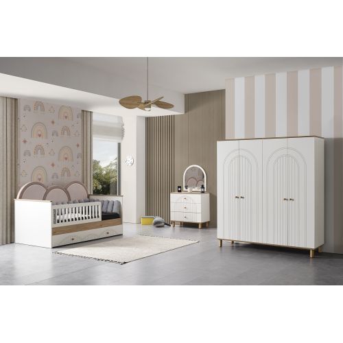GENCECİX SİDE BEBEK ODASI TAKIMI 3'LÜ