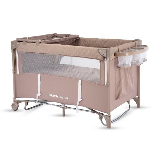 Kraft Sky Fold Anne Yanı Oyun Parkı Park Beşik 70*120 Bej