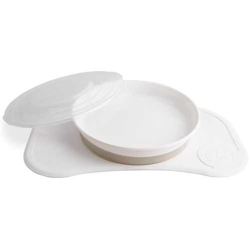 TWISTSHAKE MATLI ÇEVİRİP ÇIKABİLEN KAPAKLI TABAK BEYAZ