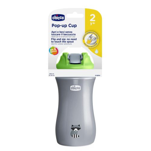 Chicco Pop-Up Pipetli Bardak 2 Yaş+ 350 ml - Green
