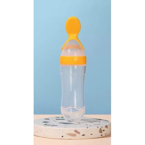 Sıkma Mama Kaşığı Turuncu