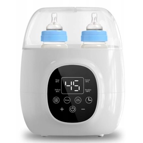 Süt Isıtıcısı 2 Biberon Hazneli Beyaz