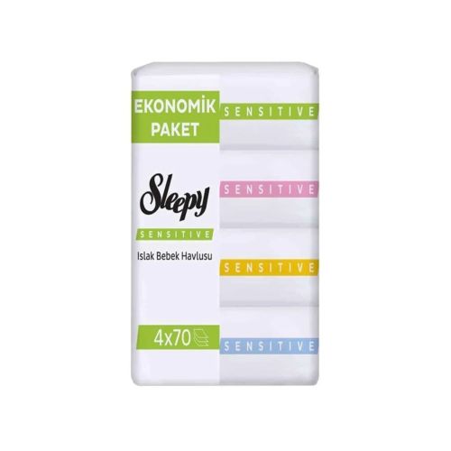 Sleepy Sensitive ıslak bebek mendili 4x70