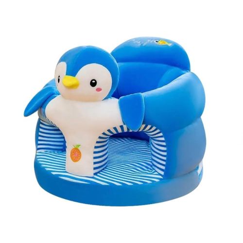 Toddler's Oturma Minderi Kahverengi Mavi Penguen